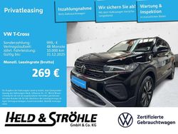 Deep black perleffekt Gebraucht 2025 VW T-Cross Goal SUV | 26.860 € (Superpreis)