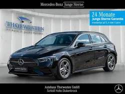 Lack kosmosschwarz Gebraucht 2024 Mercedes A180 Advanced Plus Limousine | 30.570 € (Fairer Preis)