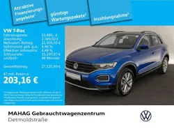 Blau Gebraucht 2021 VW T-Roc Style SUV | 23.895 € (Guter Preis)