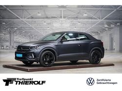 Deep black matt schwarz Gebraucht 2024 VW T-Roc Cabriolet R-line Cabrio | 37.980 € (Teuer)