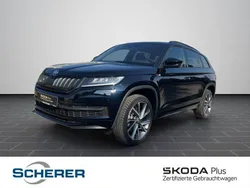 Crystalblack premium metallic (metallic) Gebraucht 2020 Skoda Kodiaq SportLine SUV | 35.900 € (Etwas zu teuer)