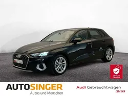 Schwarz Gebraucht 2023 Audi A3 Sportback Advanced Plus Limousine | 26.740 € (Fairer Preis)
