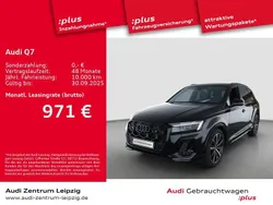 Mythosschwarz metallic Gebraucht 2024 Audi Q7 S-Line SUV | 85.850 € (Superpreis)