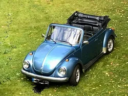 Blau Gebraucht 1972 VW Käfer Cabrio | 19.500 €