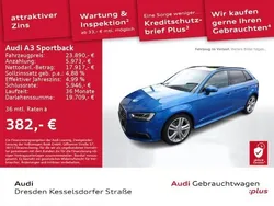 Arablau kristalleffekt Gebraucht 2020 Audi A3 Sportback e-tron Sport Limousine | 23.890 € (Teuer)