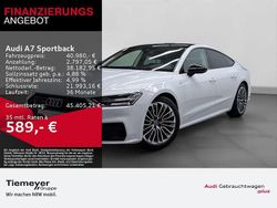 Gletscherweiß metallic Gebraucht 2020 Audi A7 S-Line Limousine | 40.980 € (Superpreis)