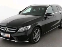 Schwarz Gebraucht 2017 Mercedes C220 AMG line Kombi | 19.450 € (Fairer Preis)