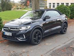 Schwarz Gebraucht 2024 VW T-Roc Cabriolet R-line Cabrio | 33.900 € (Fairer Preis)