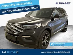 Obsidian schwarz Gebraucht 2021 Ford Explorer Hybrid Platinum SUV | 29.997 €