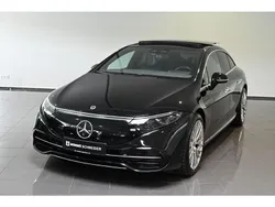 Schwarz obsidianschwarz metallic (metallic) Gebraucht 2022 Mercedes EQS350 Advanced Plus Limousine | 46.750 €