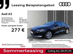 Mythosschwarz metallic Gebraucht 2024 Audi A3 Advanced Plus Limousine | 30.989 € (Fairer Preis)