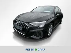 Mythosschwarz metallic Gebraucht 2023 Audi A3 S-Line Limousine | 30.440 € (Fairer Preis)