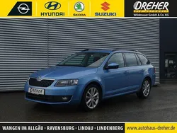 Denimblau metallic Gebraucht 2016 Skoda Octavia Joy Kombi | 16.990 € (Etwas zu teuer)