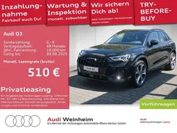 Mythosschwarz metallic Gebraucht 2024 Audi Q3 S-Line SUV | 41.999 € (Etwas zu teuer)