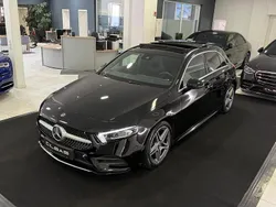Nachtschwarz unilack Gebraucht 2019 Mercedes A180 AMG line Limousine | 24.900 € (Fairer Preis)