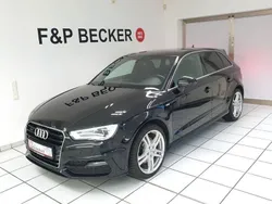 Schwarz Gebraucht 2015 Audi A3 Sportback S-Line Limousine | 15.490 € (Fairer Preis)