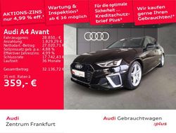 Schwarz Gebraucht 2022 Audi A4 S-Line Kombi | 27.850 € (Guter Preis)