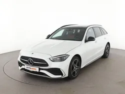 Weiß Gebraucht 2024 Mercedes C300 AMG line Kombi | 42.650 € (Fairer Preis)