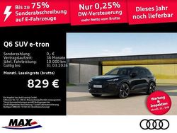 Schwarz Neu 2025 Audi Q6 e-tron S-Line SUV | 79.880 € (Fairer Preis)