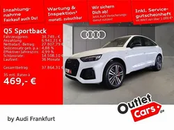 Gletscherweiß metallic Gebraucht 2022 Audi Q5 Sportback S-Line SUV | 34.749 € (Superpreis)