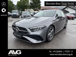 Lack mountaingrau Gebraucht 2024 Mercedes A180 AMG line Limousine | 33.900 € (Etwas zu teuer)