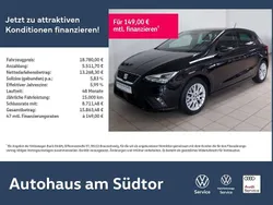 Mitternachtsschwarz Gebraucht 2023 Seat Ibiza FR-Line Limousine | 18.780 € (Fairer Preis)