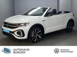 Pure white Gebraucht 2024 VW T-Roc Cabriolet R-line Cabrio | 38.980 € (Teuer)