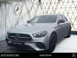 Metalliclack hightechsilber Gebraucht 2023 Mercedes E220 AMG Limousine | 44.208 € (Guter Preis)