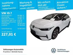 Gletscherweiß metallic/schwarz Gebraucht 2024 VW ID.7 GTX Limousine | 49.980 € (Etwas zu teuer)