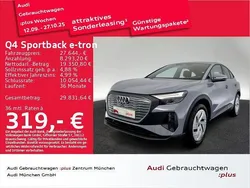 Kieselgrau Gebraucht 2023 Audi Q4 Sportback e-tron Comfort SUV | 27.644 € (Fairer Preis)
