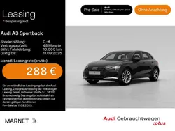 Mythosschwarz metallic Gebraucht 2024 Audi A3 Advanced Plus Limousine | 32.290 € (Etwas zu teuer)