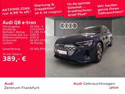 Plasmablau metallic/plasmablau Gebraucht 2023 Audi Q8 e-tron Advanced SUV | 56.940 € (Fairer Preis)