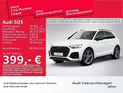 Gletscherweiß metallic Gebraucht 2022 Audi SQ5 Design SUV | 54.961 € (Etwas zu teuer)