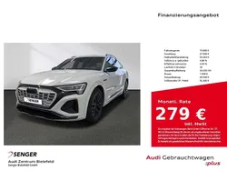 Gletscherweiß Gebraucht 2023 Audi Q8 e-tron S-Line SUV | 70.880 € (Teuer)