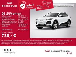 Gletscherweiß metallic Gebraucht 2025 Audi Q6 e-tron Performance SUV | 54.890 € (Superpreis)