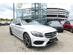 Silber Gebraucht 2018 Mercedes C220 AMG Limousine | 18.580 € (Fairer Preis)