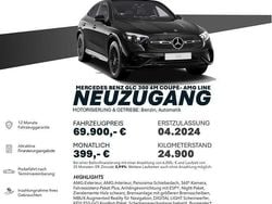 Schwarz Gebraucht 2024 Mercedes GLC300 AMG line Limousine | 69.900 € (Teuer)