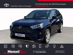 Nagoyablau metallic / dach schwarz Gebraucht 2021 Toyota RAV4 Hybrid Style SUV | 36.990 € (Teuer)