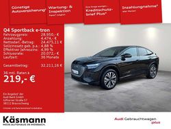 Mythosschwarz metallic Gebraucht 2022 Audi Q4 e-tron SUV | 28.950 € (Etwas zu teuer)