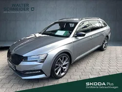 Business grau metallic Gebraucht 2021 Skoda Superb SportLine Kombi | 25.950 € (Fairer Preis)