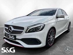 Zirrusweiss Gebraucht 2018 Mercedes A180 AMG line Limousine | 15.077 € (Guter Preis)