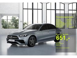 Metalliclack hightechsilber Neu 2025 Mercedes C220 AMG Limousine | 54.954 € (Superpreis)