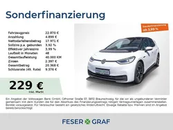 Gletscherweiß metallic schwarz Gebraucht 2021 VW ID.3 Pro Kleinwagen | 22.870 € (Fairer Preis)