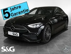 Metalliclack obsidianschwarz Gebraucht 2025 Mercedes C300 AMG Limousine | 59.890 €