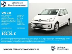 Weiß Gebraucht 2019 VW up! move up! Kleinwagen | 10.280 € (Guter Preis)