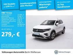 Weiß Gebraucht 2024 VW T-Cross Style SUV | 24.690 € (Fairer Preis)