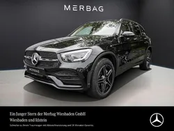 Obsidianschwarz Gebraucht 2021 Mercedes GLC300e AMG line SUV | 45.390 € (Teuer)