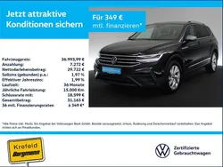 Schwarz / deep black Gebraucht 2024 VW Tiguan Allspace Life SUV | 36.994 € (Fairer Preis)