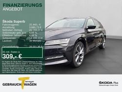 Schwarz Gebraucht 2021 Skoda Superb SportLine Kombi | 25.440 € (Fairer Preis)