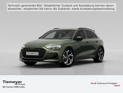 Grün Gebraucht 2024 Audi A3 Sportback S-Line Limousine | 39.999 € (Fairer Preis)
